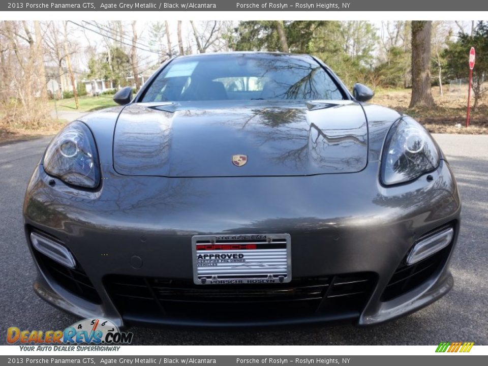 2013 Porsche Panamera GTS Agate Grey Metallic / Black w/Alcantara Photo #2