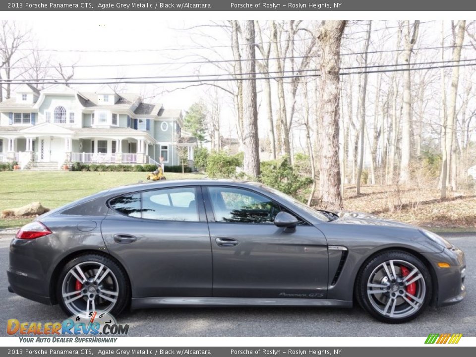 2013 Porsche Panamera GTS Agate Grey Metallic / Black w/Alcantara Photo #7