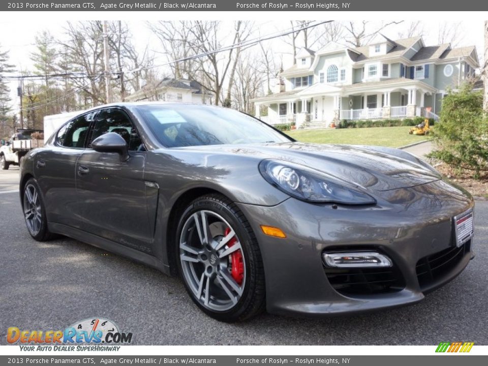 2013 Porsche Panamera GTS Agate Grey Metallic / Black w/Alcantara Photo #8