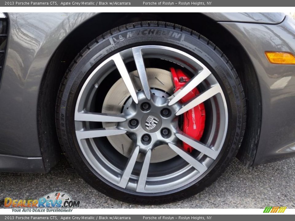 2013 Porsche Panamera GTS Agate Grey Metallic / Black w/Alcantara Photo #10