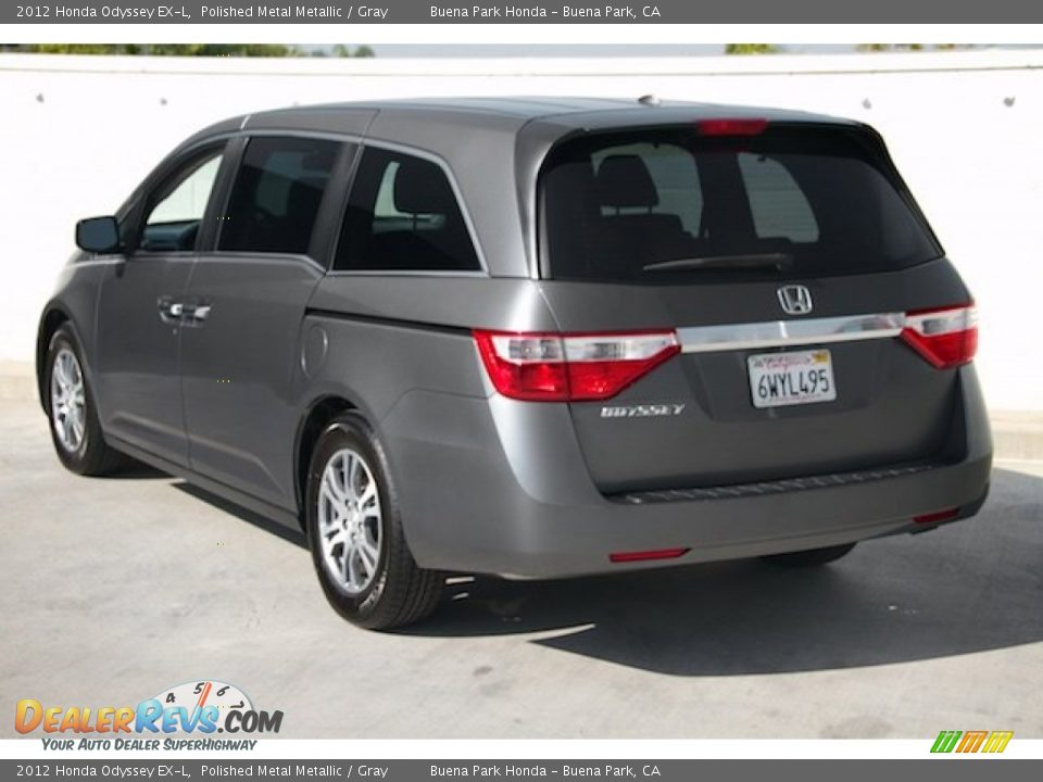 2012 Honda Odyssey EX-L Polished Metal Metallic / Gray Photo #2
