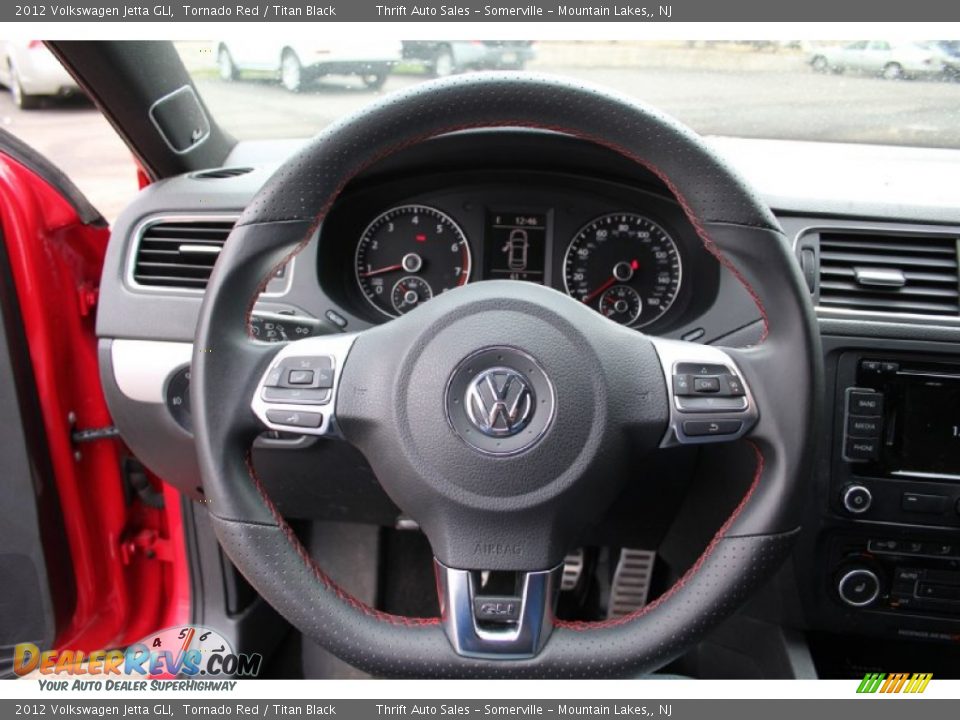 2012 Volkswagen Jetta GLI Steering Wheel Photo #21