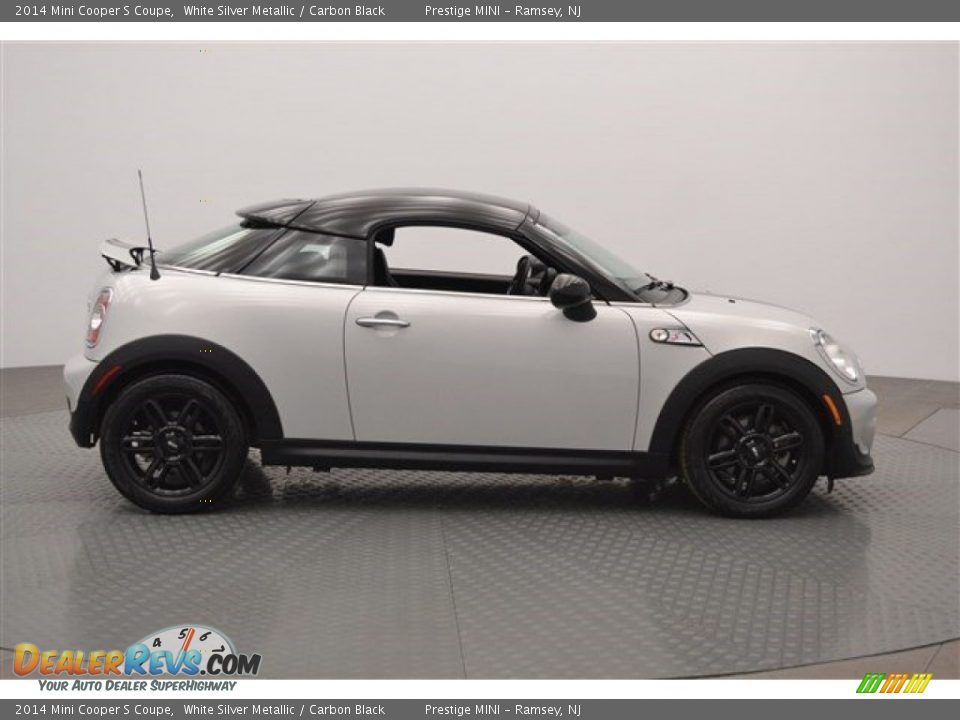 White Silver Metallic 2014 Mini Cooper S Coupe Photo #2