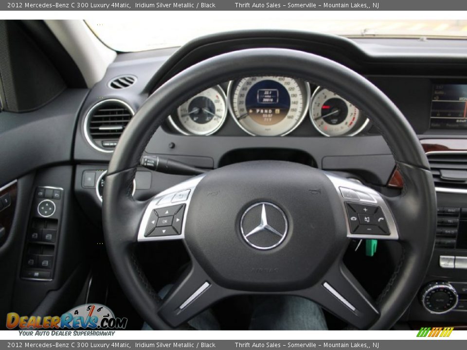 2012 Mercedes-Benz C 300 Luxury 4Matic Iridium Silver Metallic / Black Photo #10