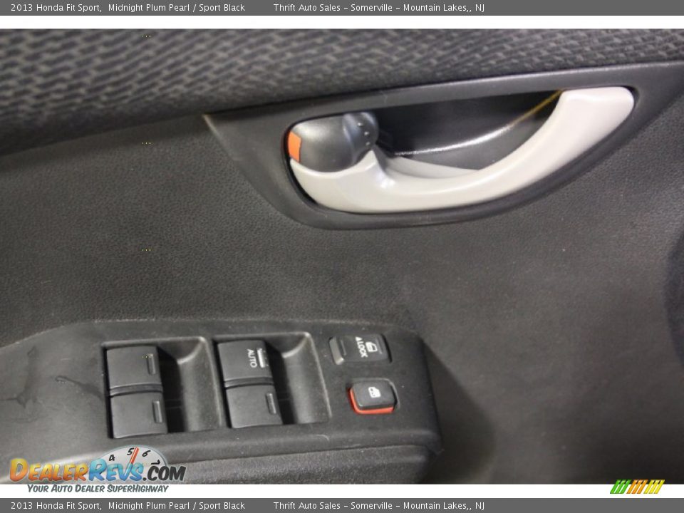 2013 Honda Fit Sport Midnight Plum Pearl / Sport Black Photo #15
