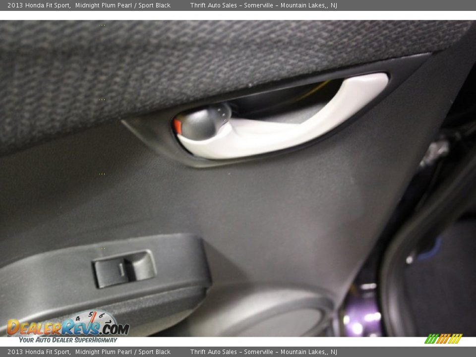 2013 Honda Fit Sport Midnight Plum Pearl / Sport Black Photo #18