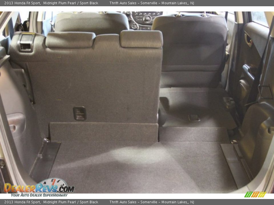 2013 Honda Fit Sport Midnight Plum Pearl / Sport Black Photo #20