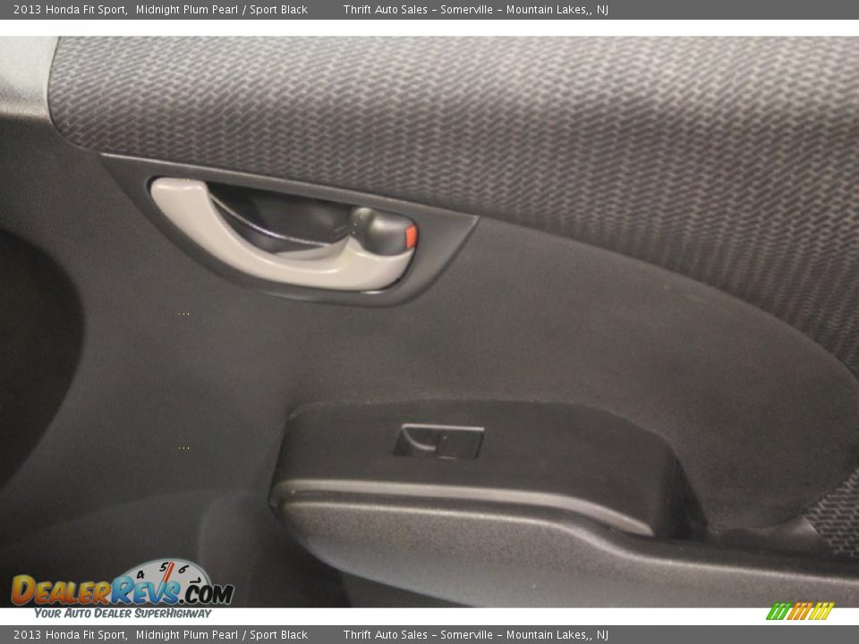 2013 Honda Fit Sport Midnight Plum Pearl / Sport Black Photo #24