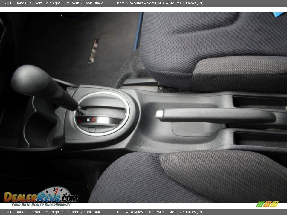 2013 Honda Fit Sport Midnight Plum Pearl / Sport Black Photo #31