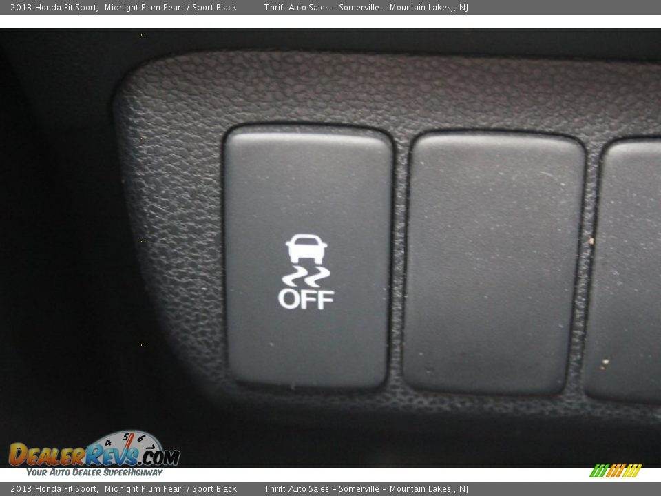 2013 Honda Fit Sport Midnight Plum Pearl / Sport Black Photo #33