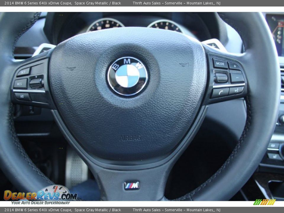 2014 BMW 6 Series 640i xDrive Coupe Space Gray Metallic / Black Photo #13