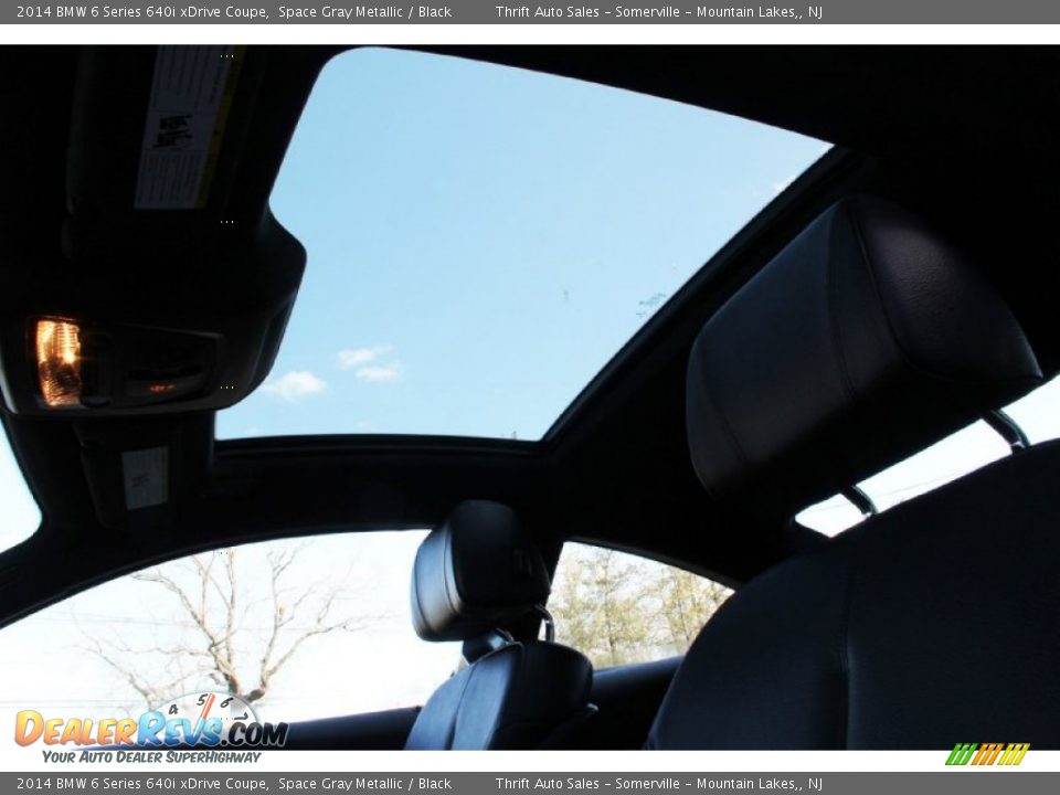2014 BMW 6 Series 640i xDrive Coupe Space Gray Metallic / Black Photo #24