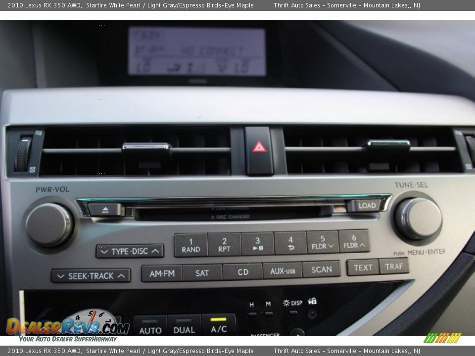 2010 Lexus RX 350 AWD Starfire White Pearl / Light Gray/Espresso Birds-Eye Maple Photo #17