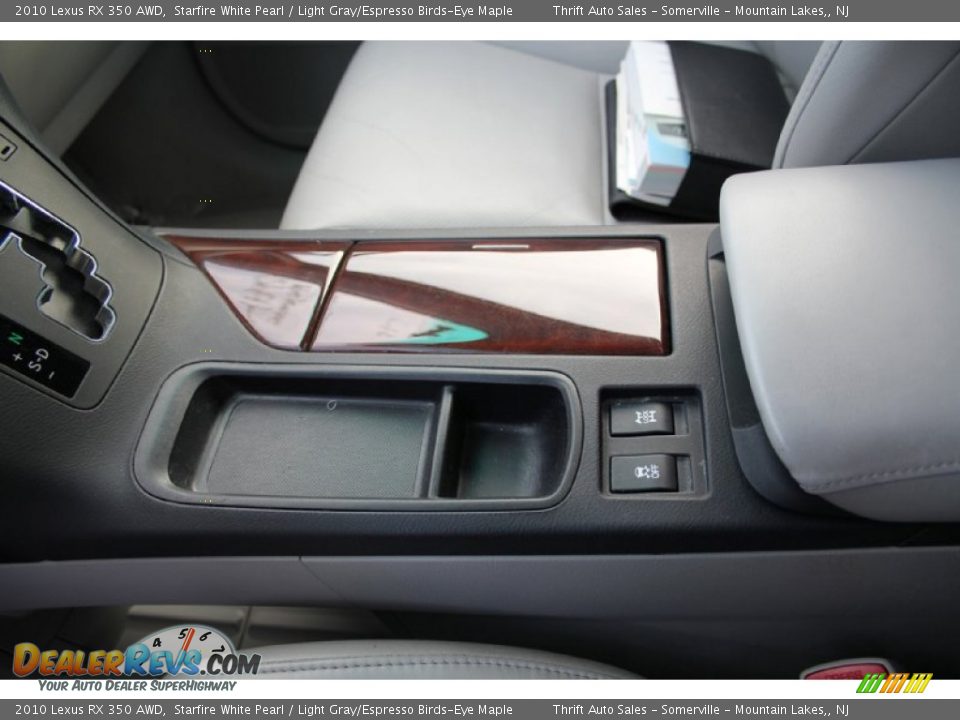 2010 Lexus RX 350 AWD Starfire White Pearl / Light Gray/Espresso Birds-Eye Maple Photo #19