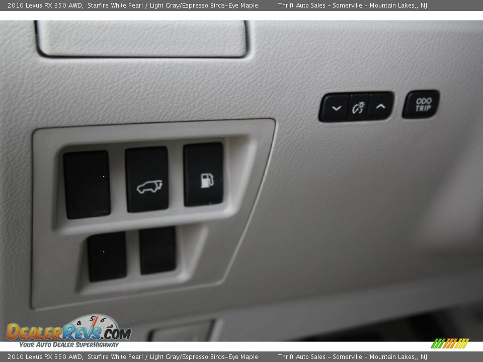 2010 Lexus RX 350 AWD Starfire White Pearl / Light Gray/Espresso Birds-Eye Maple Photo #21