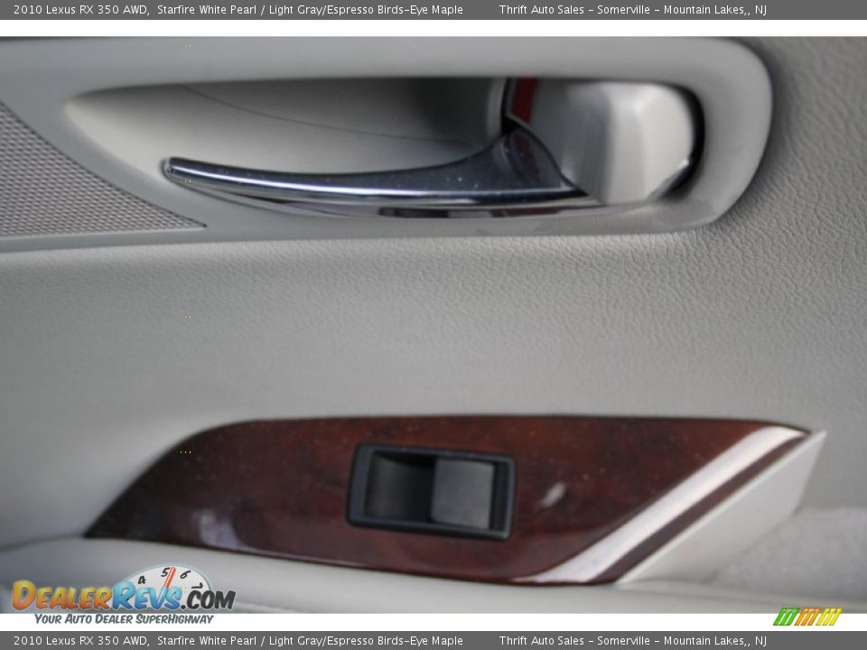 2010 Lexus RX 350 AWD Starfire White Pearl / Light Gray/Espresso Birds-Eye Maple Photo #29