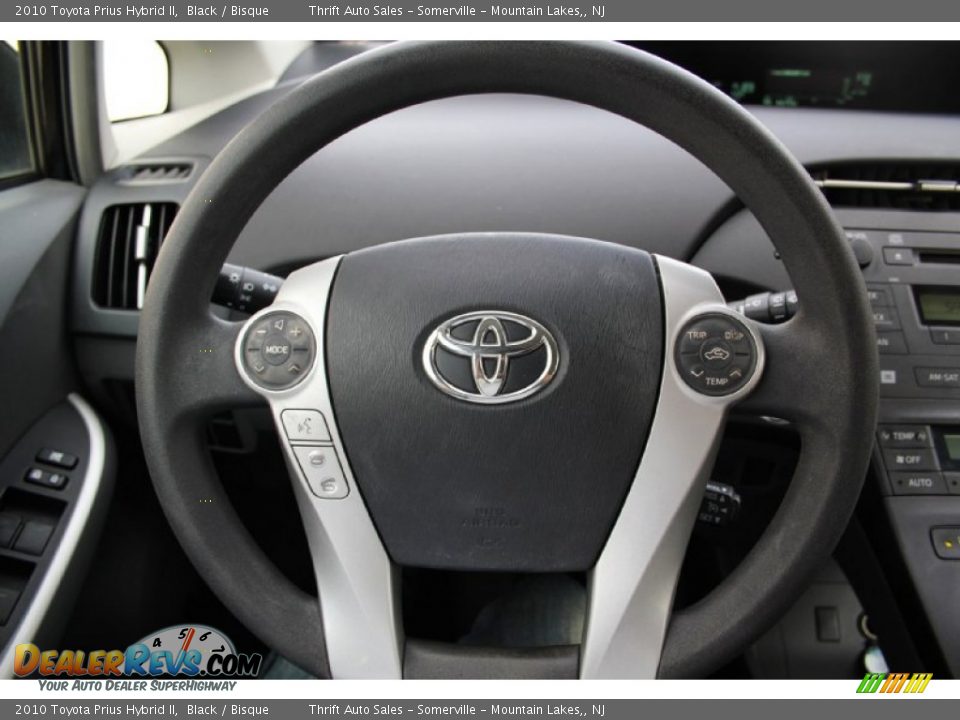 2010 Toyota Prius Hybrid II Black / Bisque Photo #9
