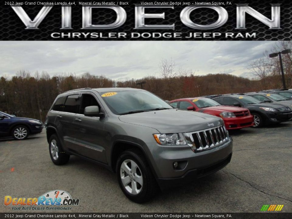 2012 Jeep Grand Cherokee Laredo 4x4 Mineral Gray Metallic / Black Photo #1