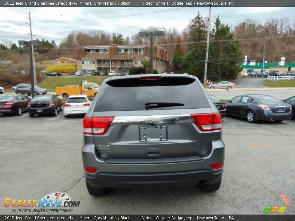 2012 Jeep Grand Cherokee Laredo 4x4 Mineral Gray Metallic / Black Photo #4