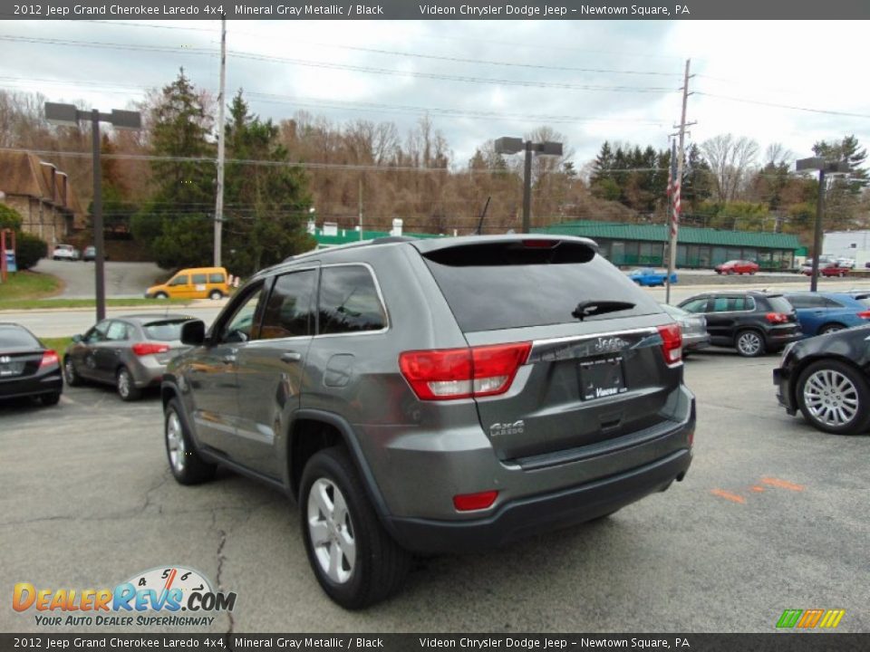 2012 Jeep Grand Cherokee Laredo 4x4 Mineral Gray Metallic / Black Photo #5