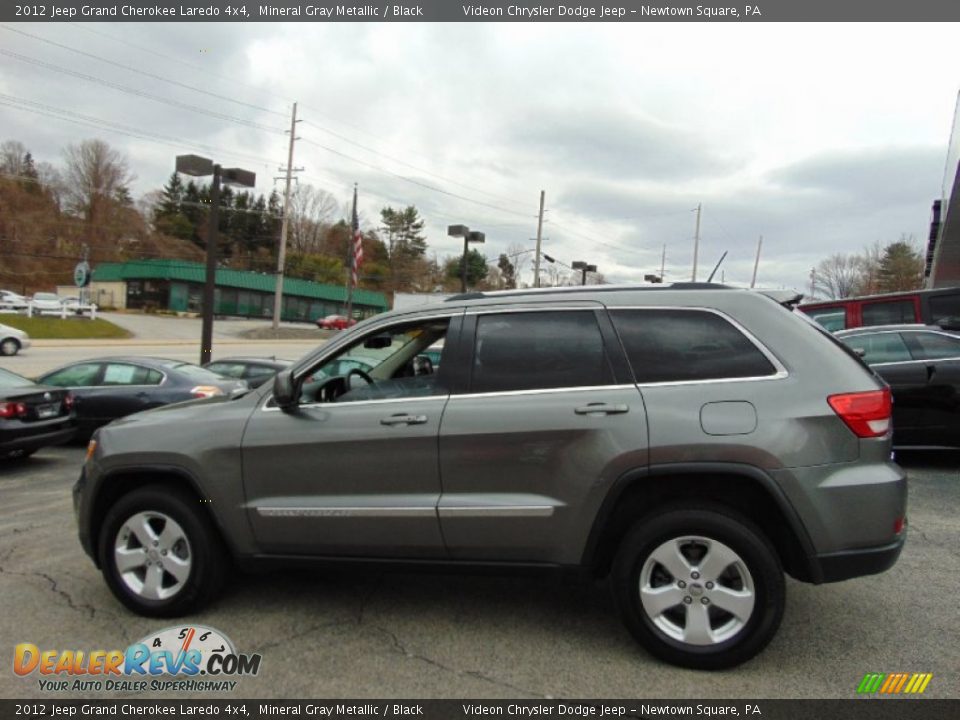 2012 Jeep Grand Cherokee Laredo 4x4 Mineral Gray Metallic / Black Photo #6