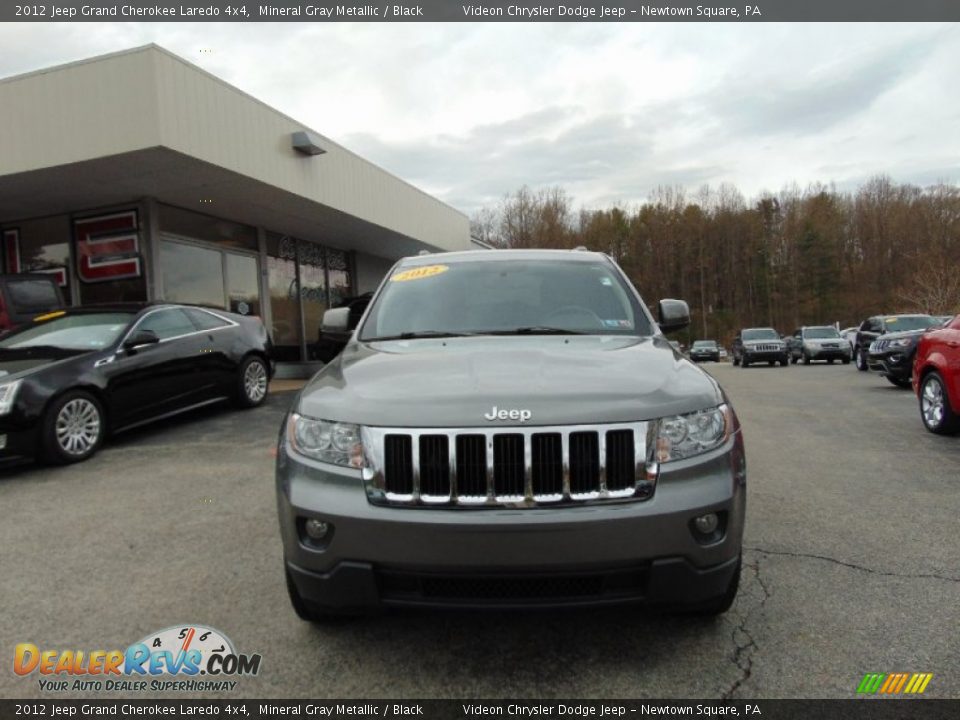 2012 Jeep Grand Cherokee Laredo 4x4 Mineral Gray Metallic / Black Photo #8