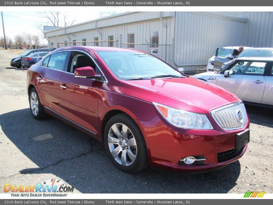 2010 Buick LaCrosse CXL Red Jewel Tintcoat / Ebony Photo #3