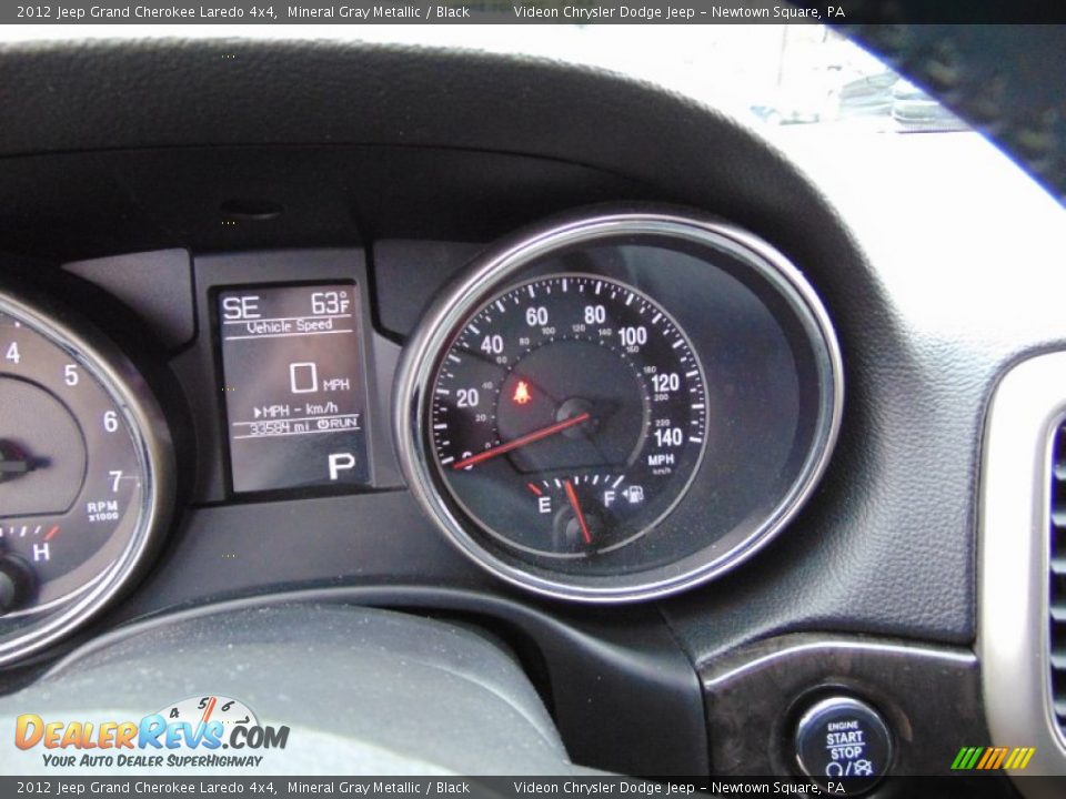 2012 Jeep Grand Cherokee Laredo 4x4 Mineral Gray Metallic / Black Photo #26