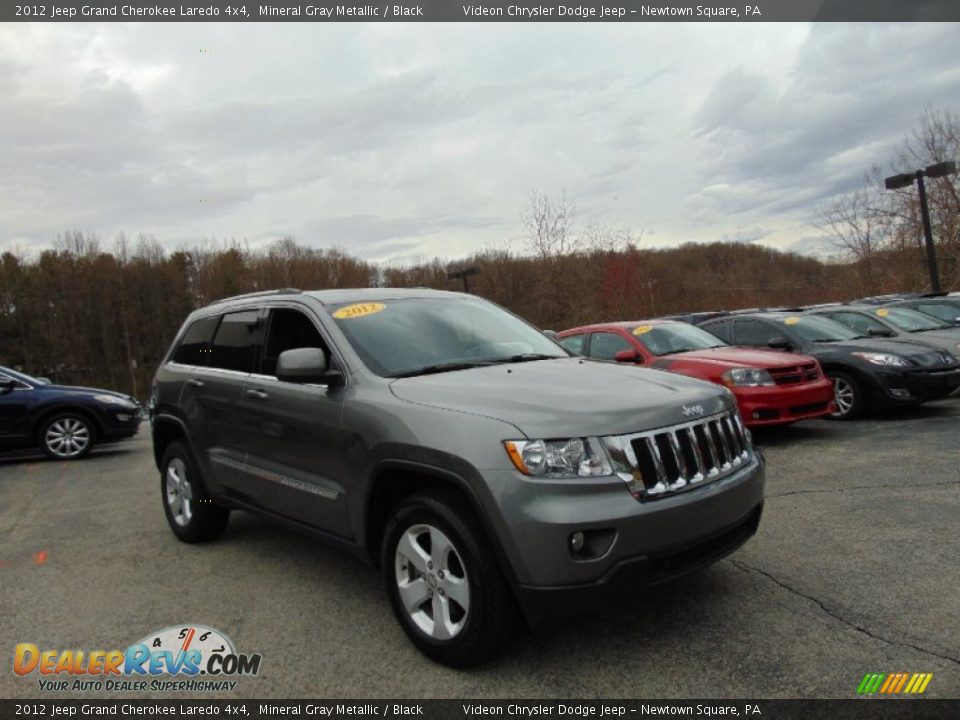 2012 Jeep Grand Cherokee Laredo 4x4 Mineral Gray Metallic / Black Photo #27