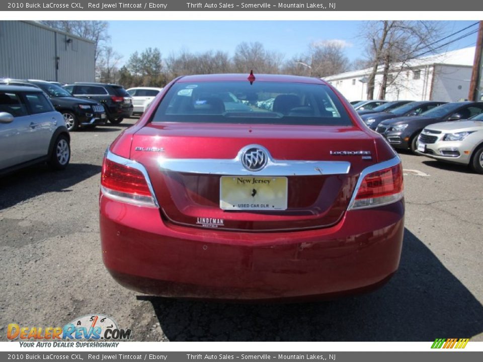 2010 Buick LaCrosse CXL Red Jewel Tintcoat / Ebony Photo #5