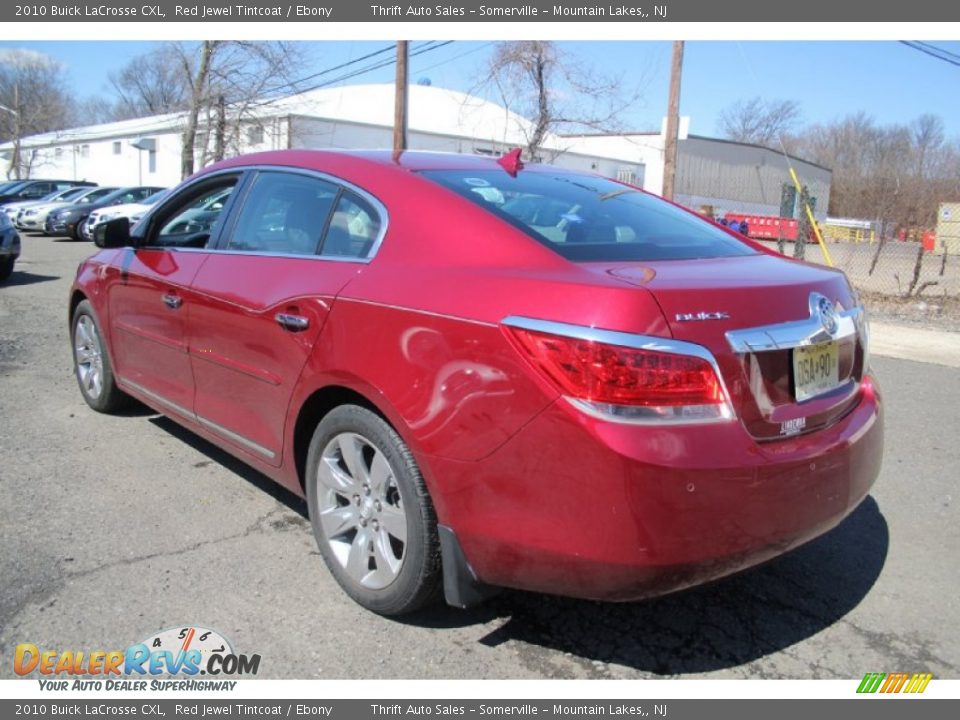 2010 Buick LaCrosse CXL Red Jewel Tintcoat / Ebony Photo #6