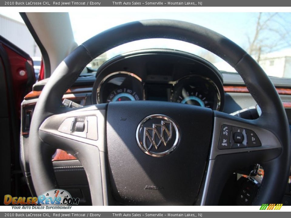 2010 Buick LaCrosse CXL Red Jewel Tintcoat / Ebony Photo #27