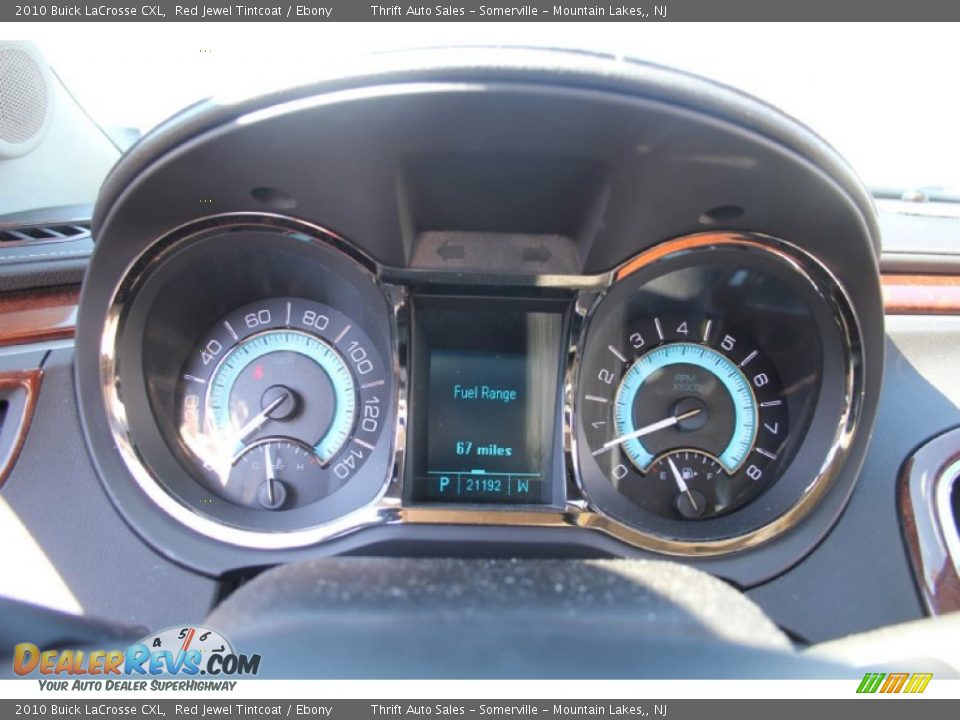 2010 Buick LaCrosse CXL Red Jewel Tintcoat / Ebony Photo #30