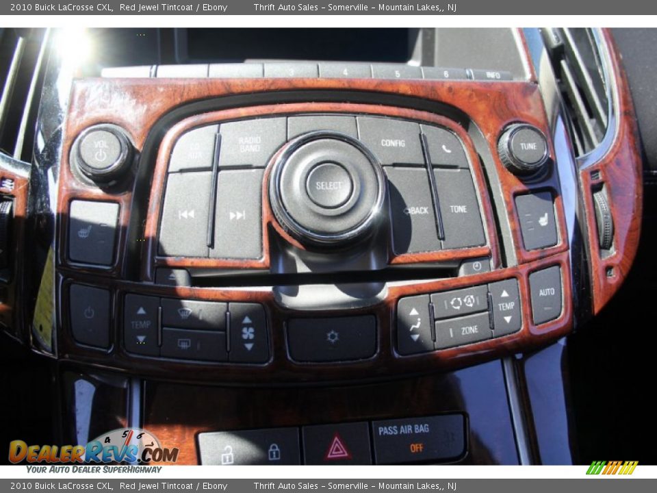 2010 Buick LaCrosse CXL Red Jewel Tintcoat / Ebony Photo #36