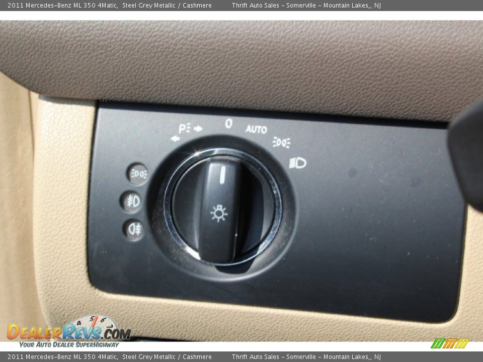 2011 Mercedes-Benz ML 350 4Matic Steel Grey Metallic / Cashmere Photo #15