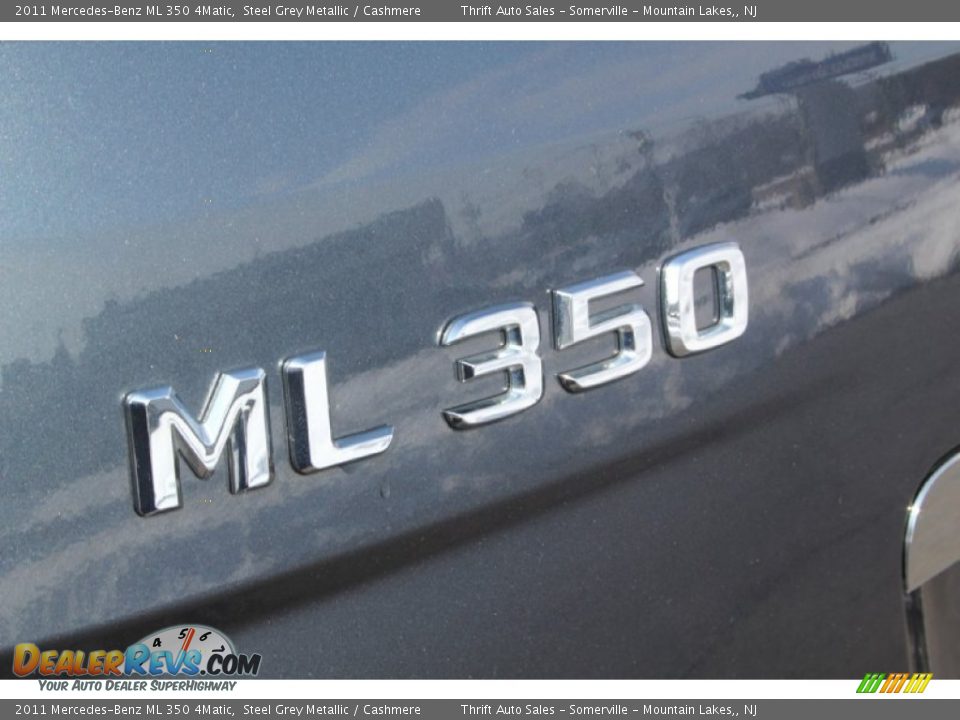 2011 Mercedes-Benz ML 350 4Matic Steel Grey Metallic / Cashmere Photo #29
