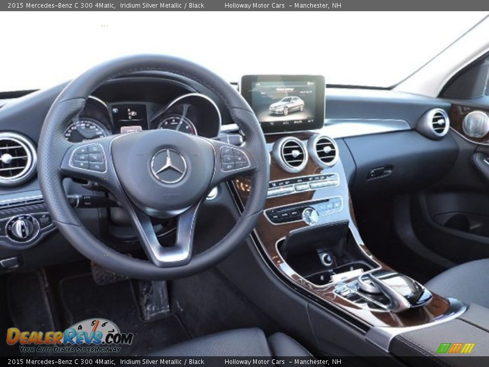 2015 Mercedes-Benz C 300 4Matic Iridium Silver Metallic / Black Photo #7