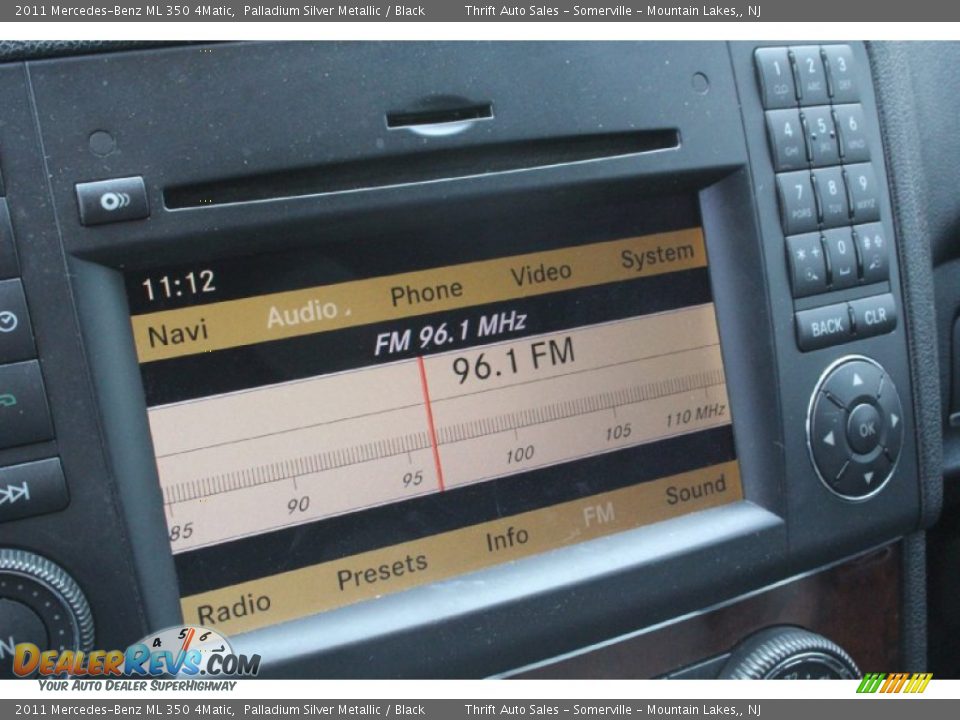 2011 Mercedes-Benz ML 350 4Matic Palladium Silver Metallic / Black Photo #19