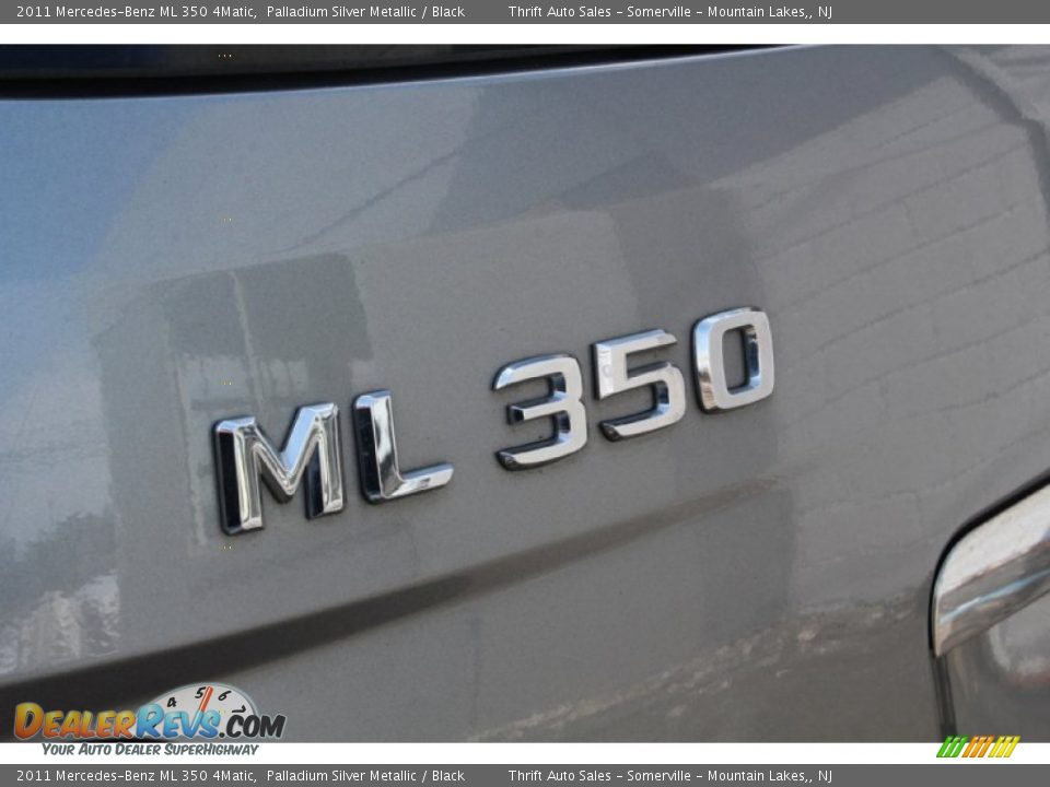 2011 Mercedes-Benz ML 350 4Matic Palladium Silver Metallic / Black Photo #29