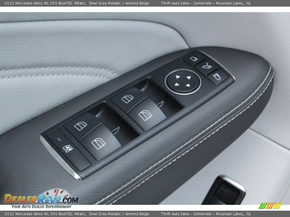 2012 Mercedes-Benz ML 350 BlueTEC 4Matic Steel Grey Metallic / Almond Beige Photo #9