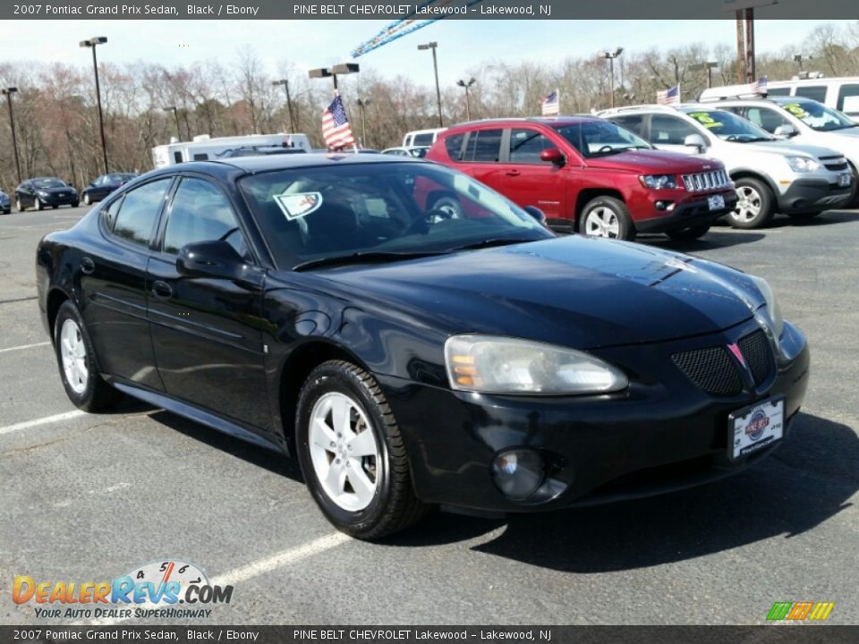 2007 Pontiac Grand Prix Sedan Black / Ebony Photo #3