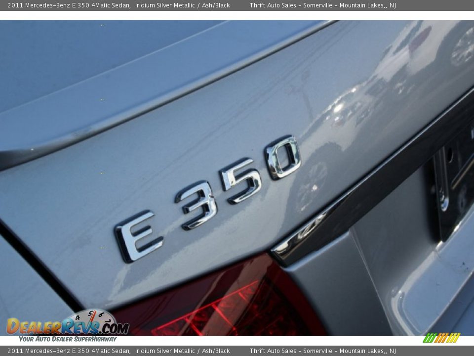 2011 Mercedes-Benz E 350 4Matic Sedan Iridium Silver Metallic / Ash/Black Photo #27