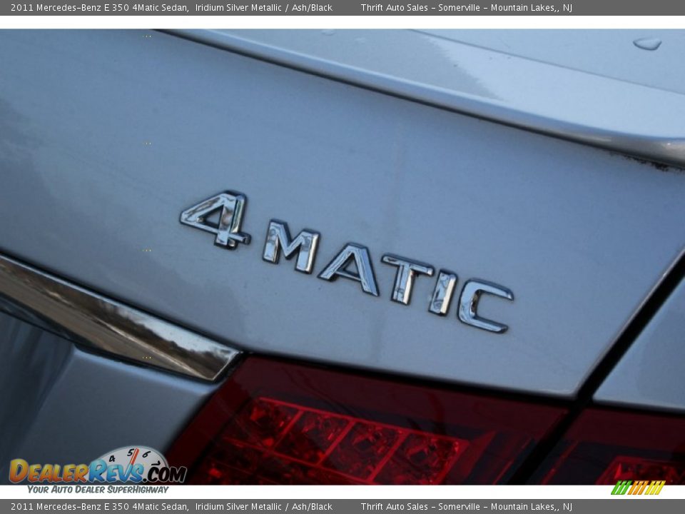 2011 Mercedes-Benz E 350 4Matic Sedan Iridium Silver Metallic / Ash/Black Photo #28