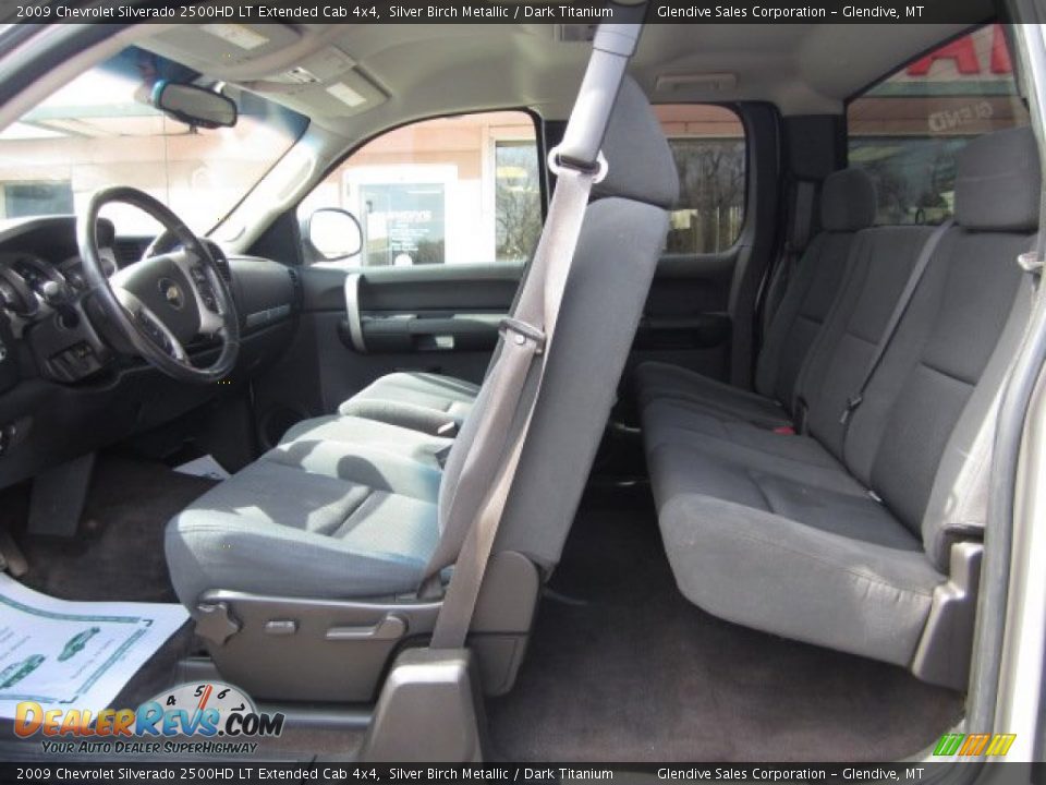 Dark Titanium Interior - 2009 Chevrolet Silverado 2500HD LT Extended Cab 4x4 Photo #7