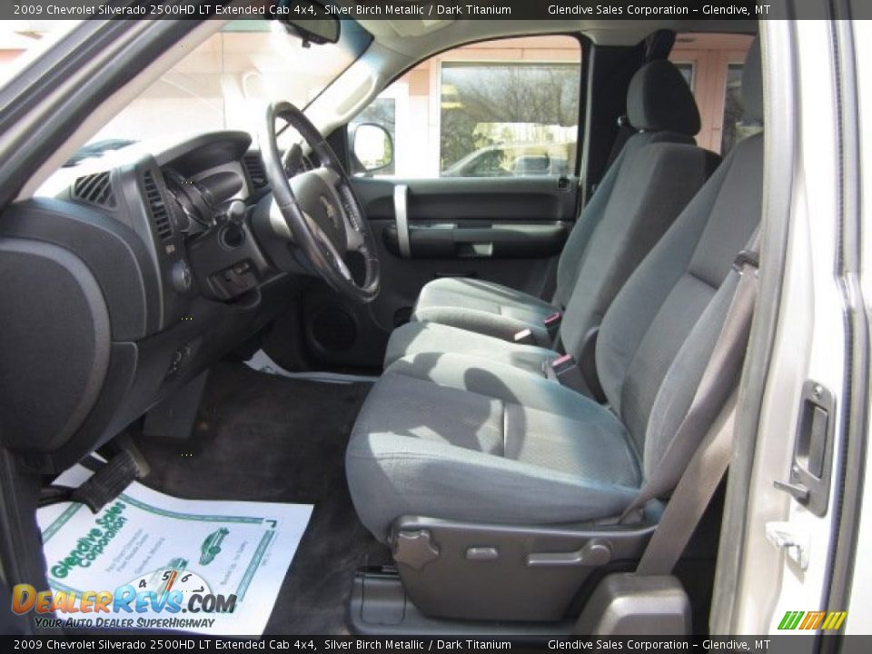 2009 Chevrolet Silverado 2500HD LT Extended Cab 4x4 Silver Birch Metallic / Dark Titanium Photo #10