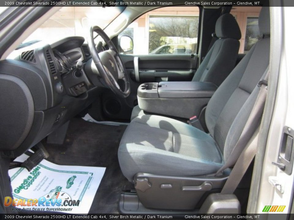 2009 Chevrolet Silverado 2500HD LT Extended Cab 4x4 Silver Birch Metallic / Dark Titanium Photo #11