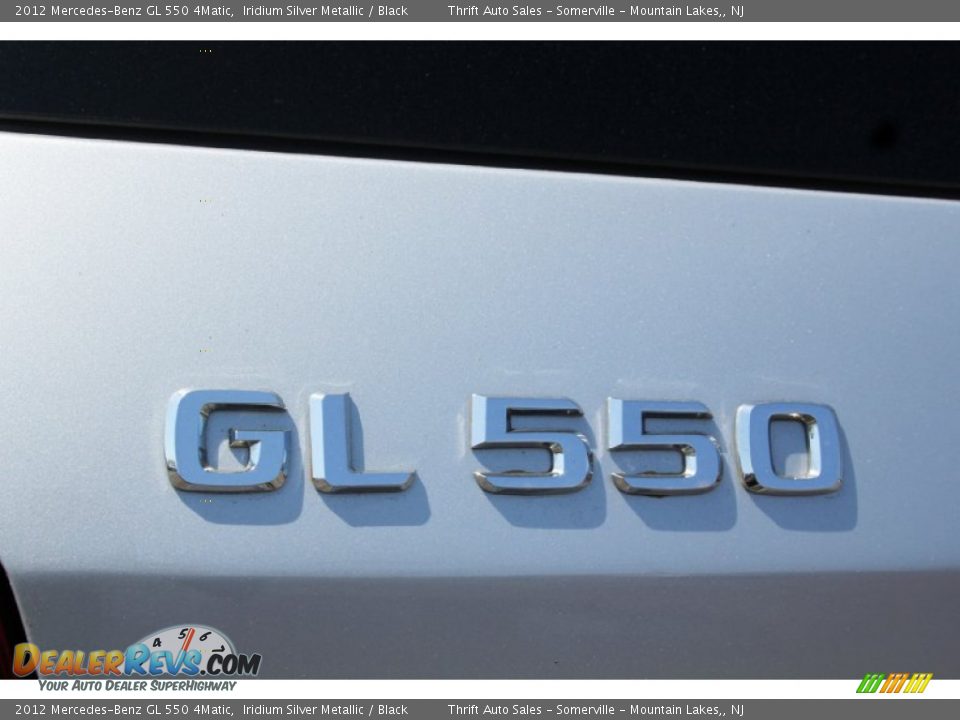 2012 Mercedes-Benz GL 550 4Matic Iridium Silver Metallic / Black Photo #24