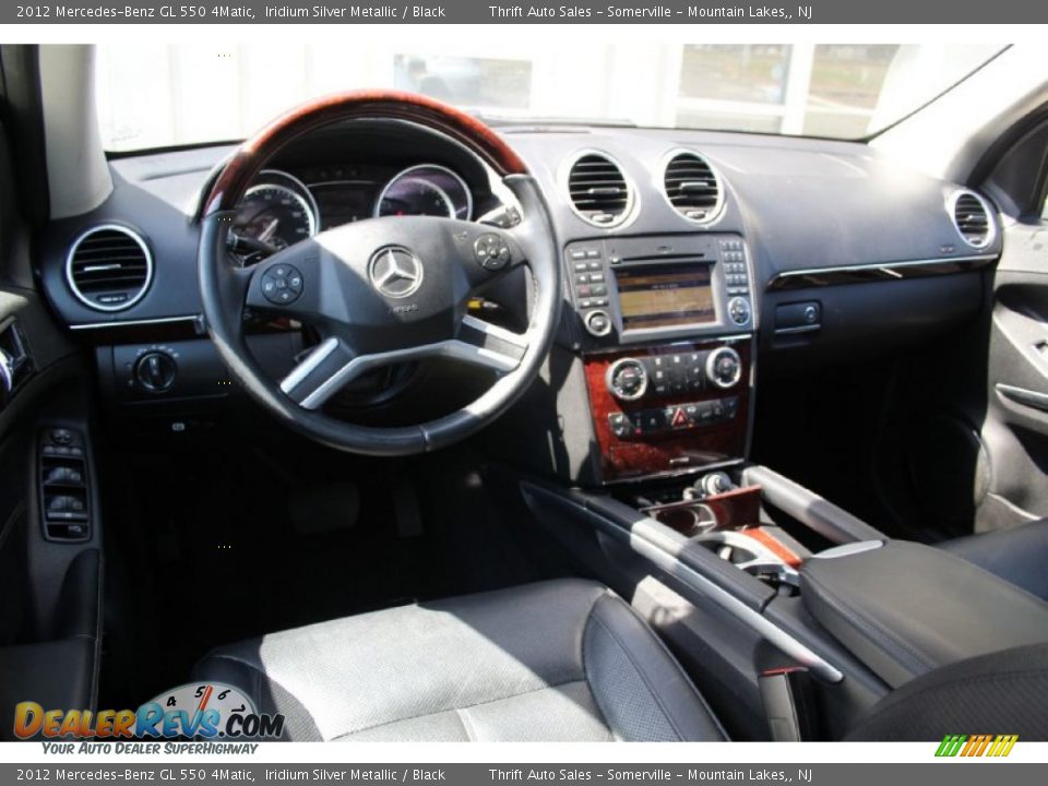 2012 Mercedes-Benz GL 550 4Matic Iridium Silver Metallic / Black Photo #25
