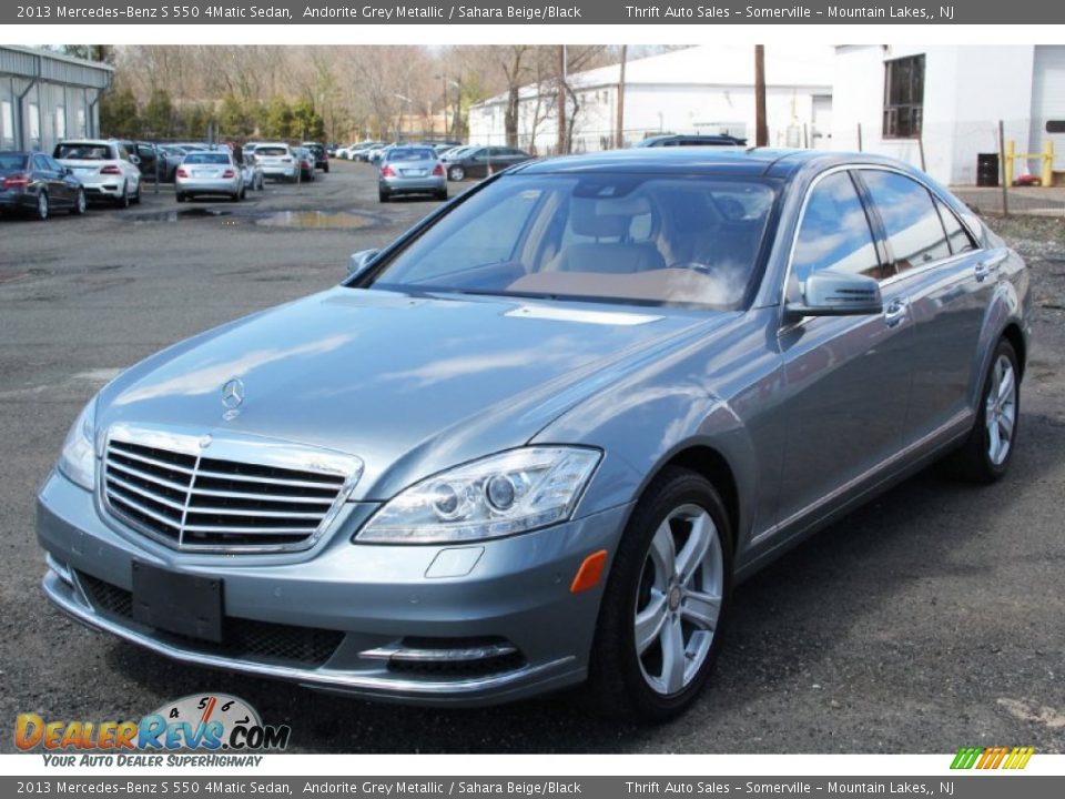 Front 3/4 View of 2013 Mercedes-Benz S 550 4Matic Sedan Photo #2