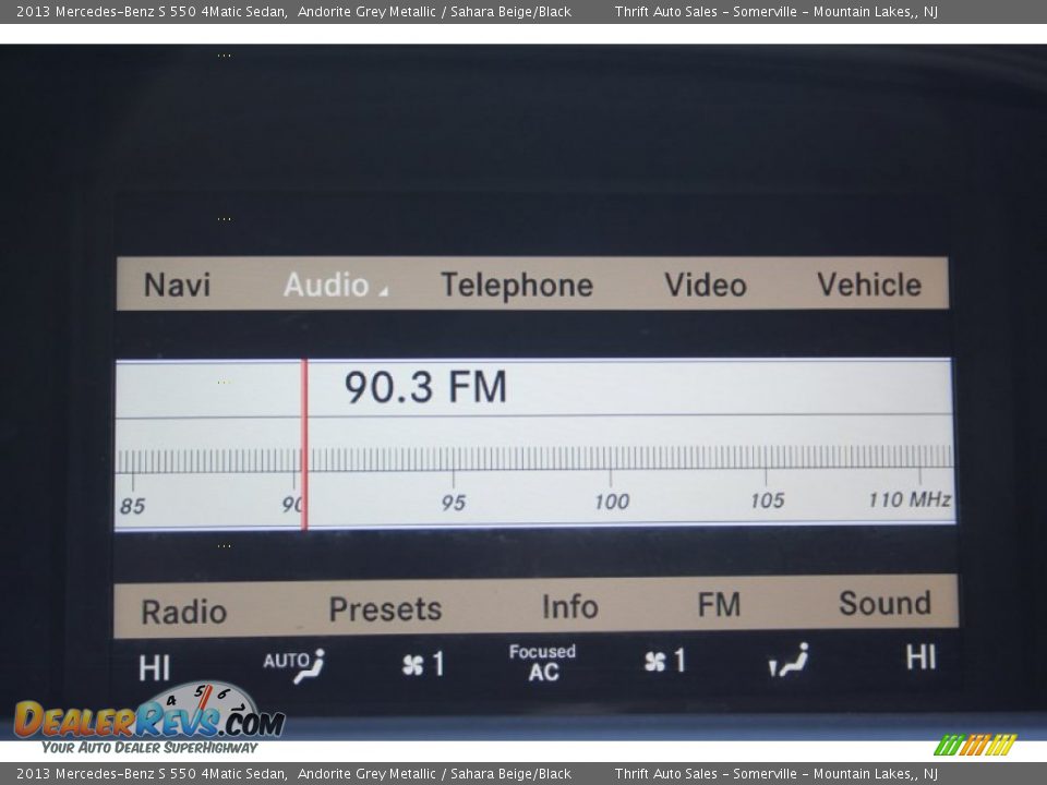 Audio System of 2013 Mercedes-Benz S 550 4Matic Sedan Photo #24
